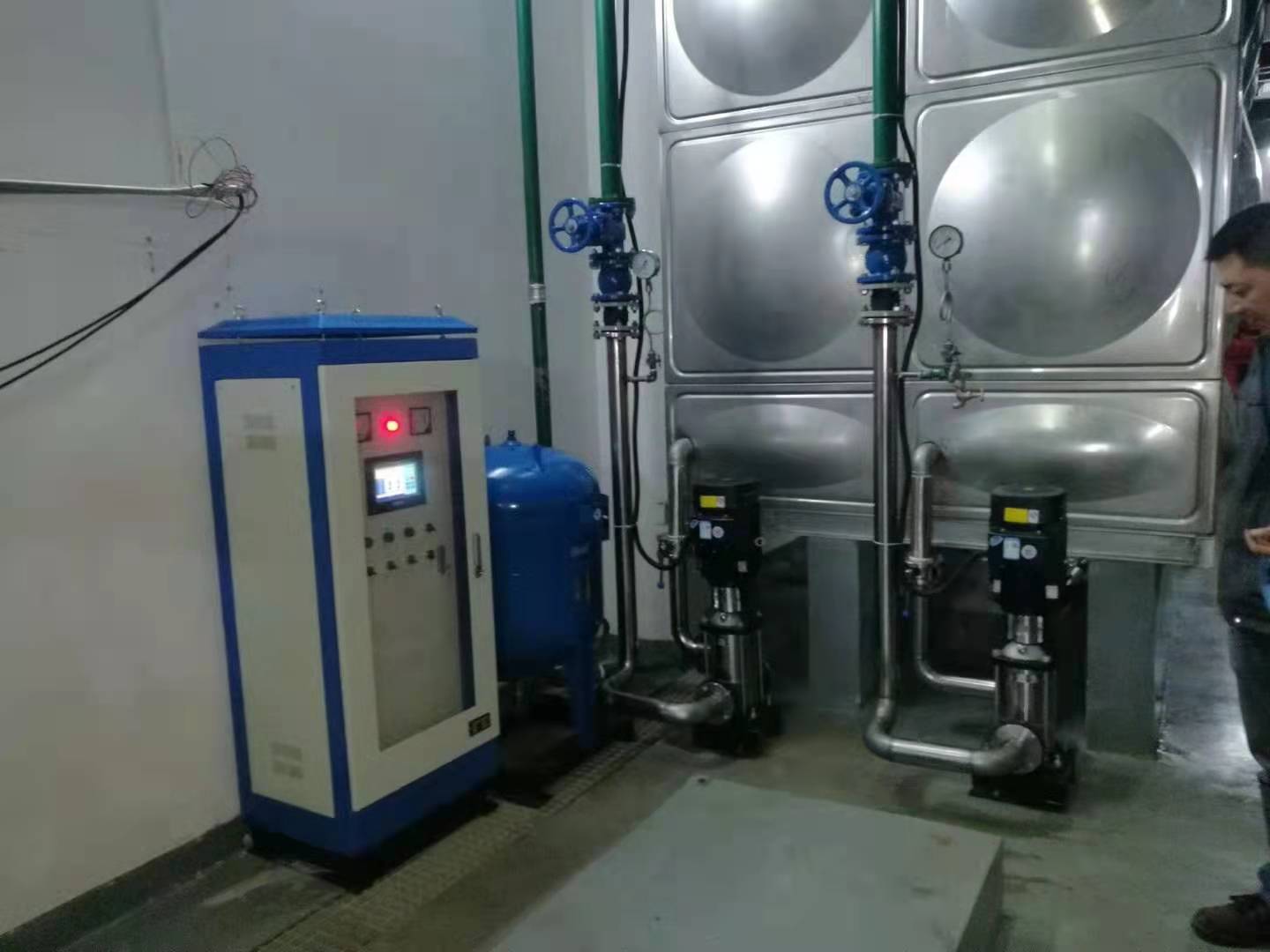 上海闵行区档案馆供水泵改造后